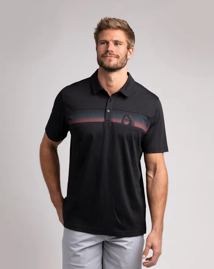 Men Polos TravisMathew UNDER THE ARCHES POLO Black