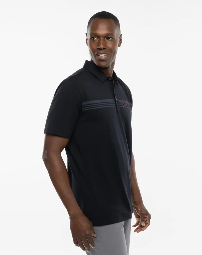 Men Polos TravisMathew VILLA LIFE POLO Black