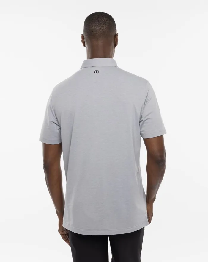 Men Polos TravisMathew VILLA LIFE POLO Heather Grey