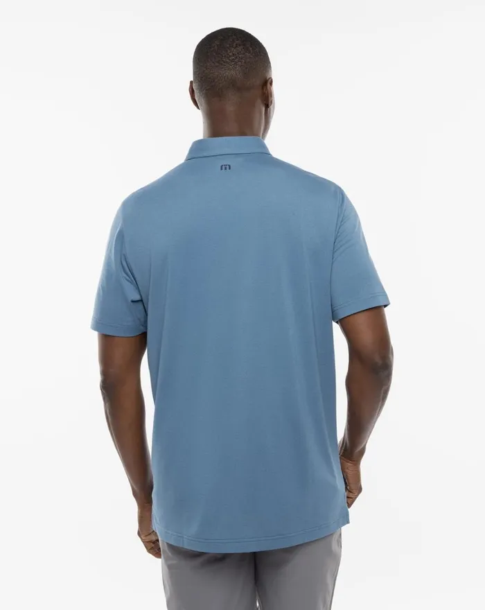 Men Polos TravisMathew VILLA LIFE POLO Stellar Blue