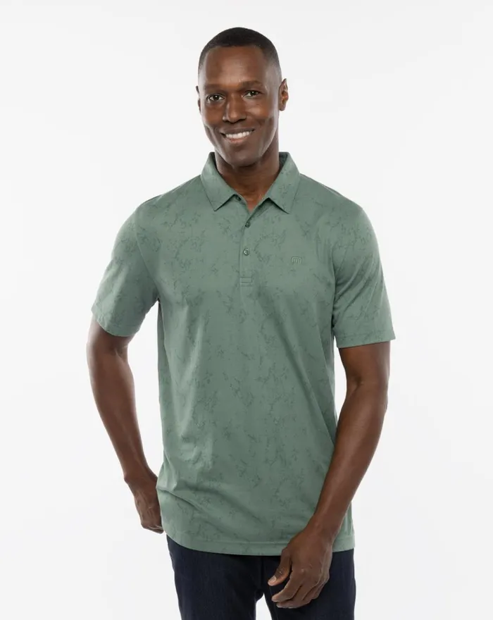 Men Polos TravisMathew WARMER TIDES POLO Laurel