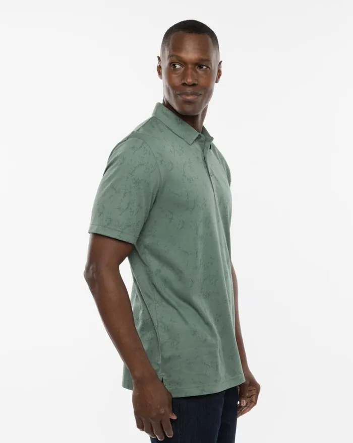 Men Polos TravisMathew WARMER TIDES POLO Laurel