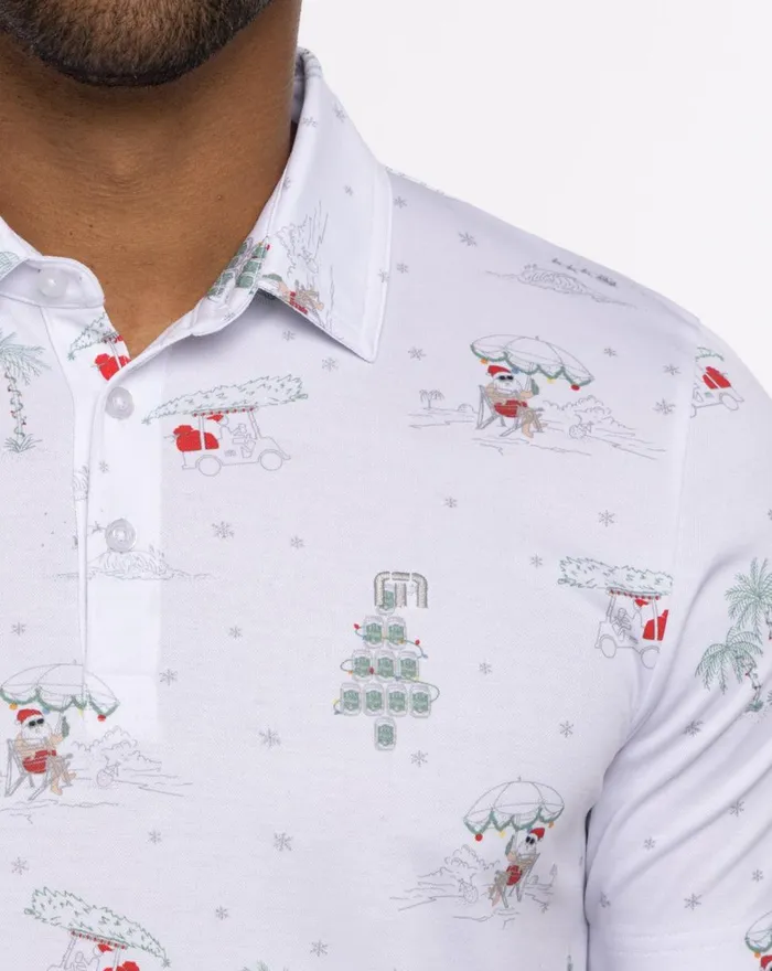 Men Polos TravisMathew WEE BIT OF FUN POLO White