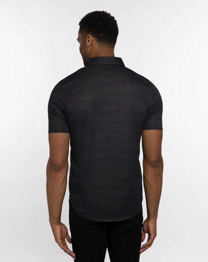 Men Polos TravisMathew WHAT A LEGEND POLO Black