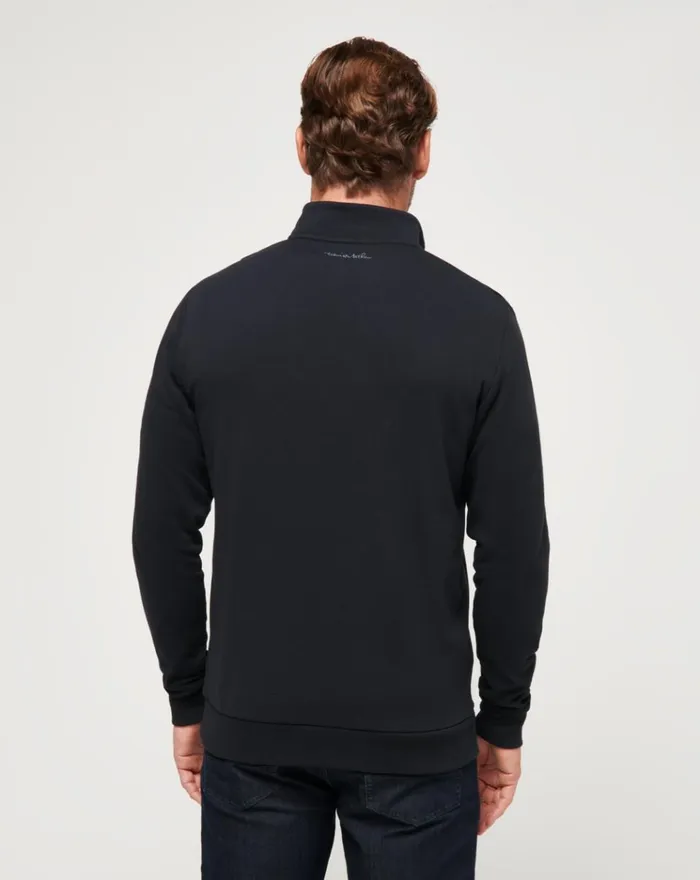 Men Quarter Zips TravisMathew CLOUD QUARTER ZIP 20 Black
