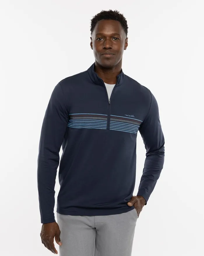 Men Quarter Zips TravisMathew MAKE MUSIC QUARTER ZIP Total Eclipse