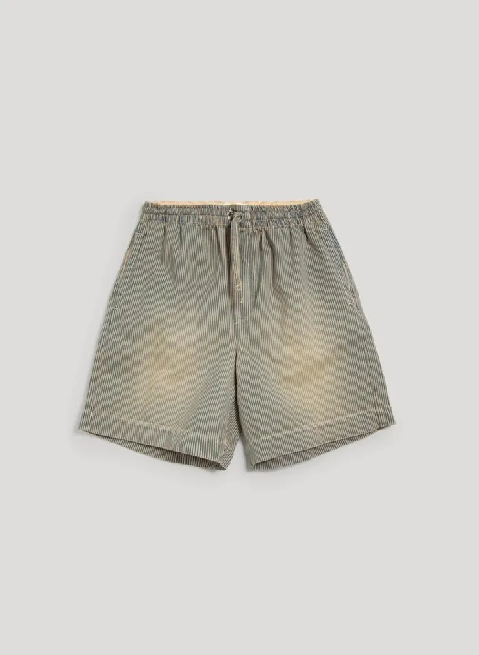 Mens Denim YMC Jay Short Blue Multi