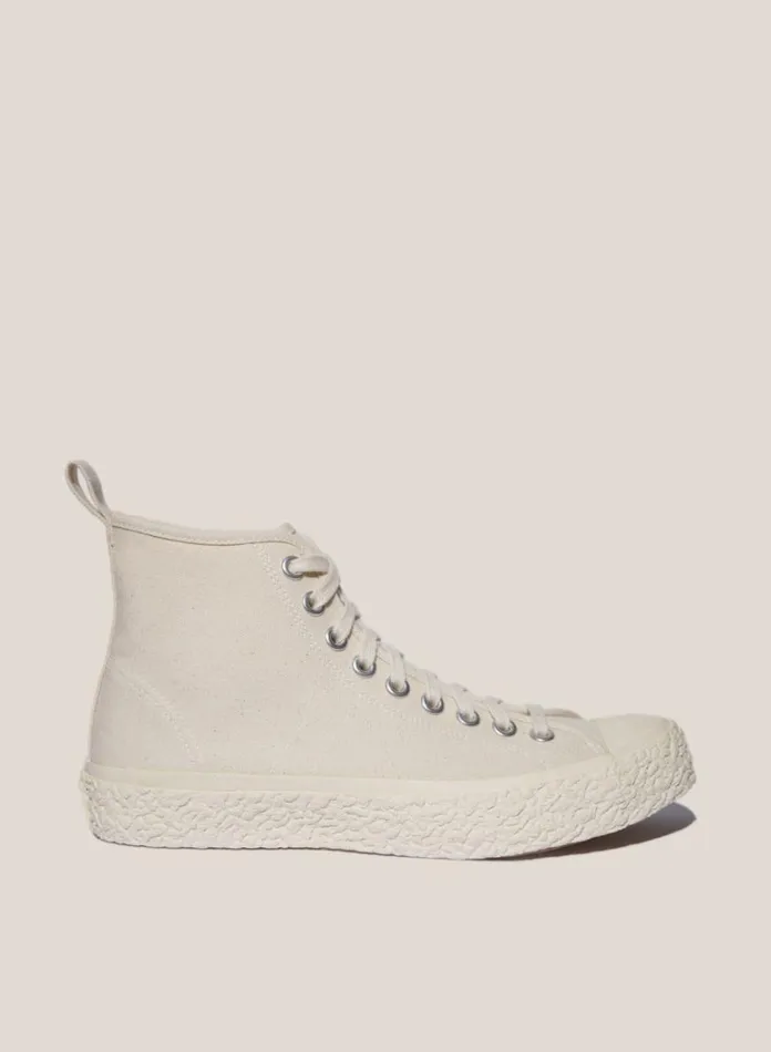Mens Footwear YMC Vulcanised High Top Sneakers Off White