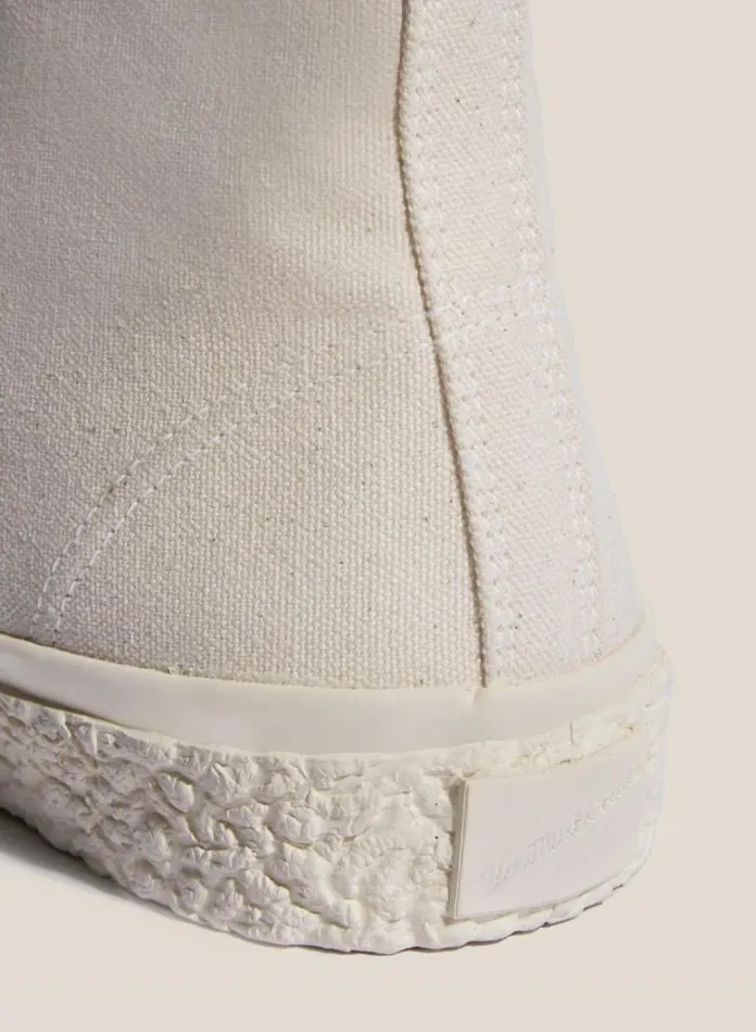 Mens Footwear YMC Vulcanised High Top Sneakers Off White