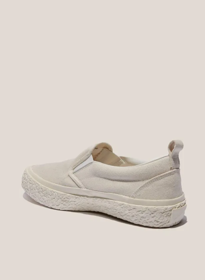 Mens Footwear YMC Vulcanised Slip On Sneakers Off White