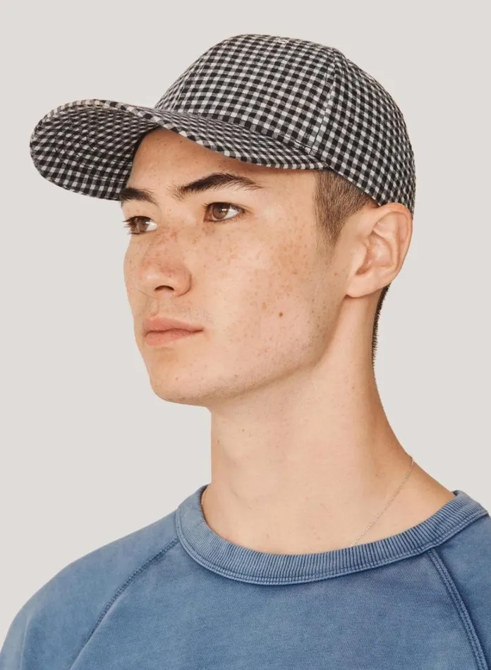 Mens Hats YMC Baseball Cap Black Multi