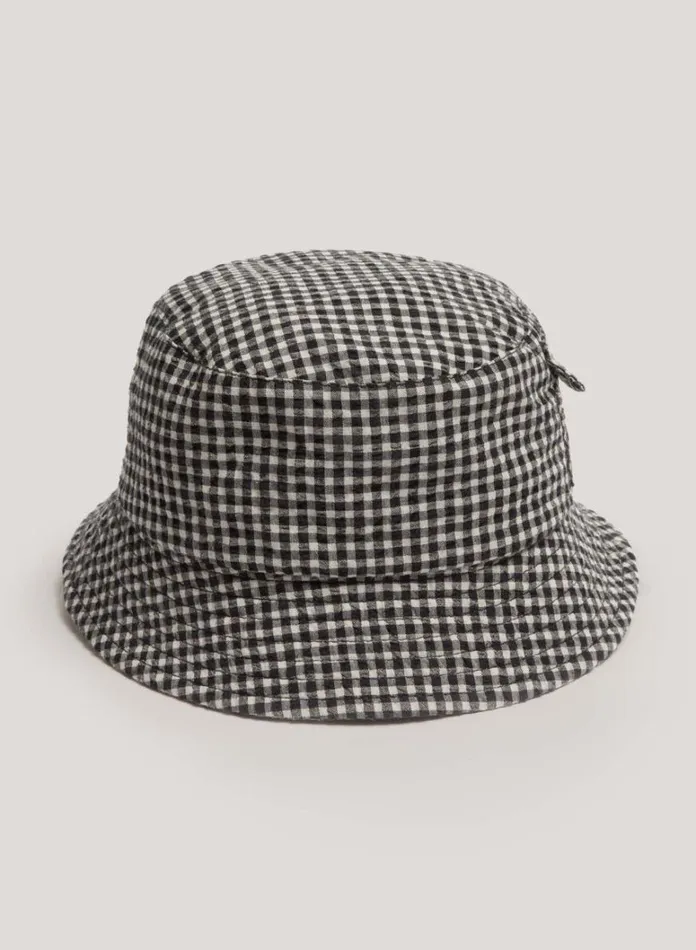 Mens Hats YMC Bush Hat Black Multi