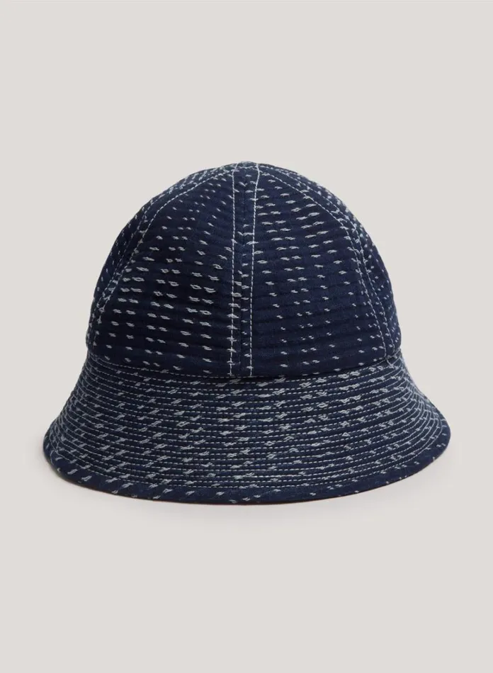 Mens Hats YMC Gilligan Hat Indigo