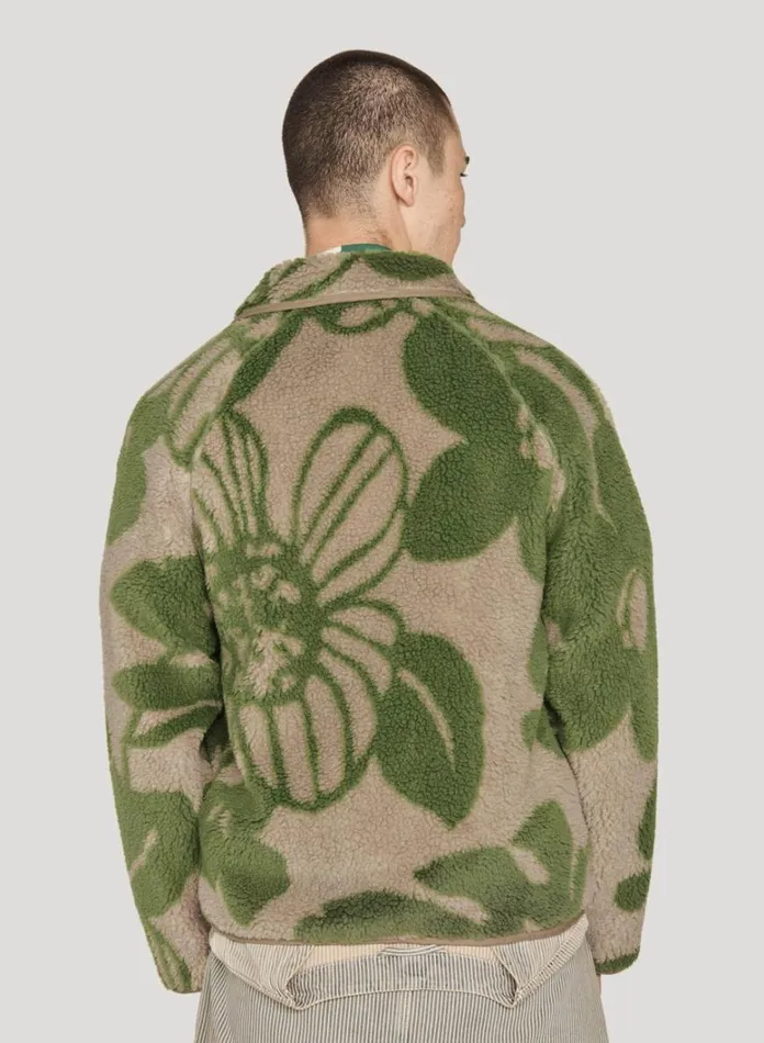 Mens Outerwear YMC Beach Jacket Green Multi