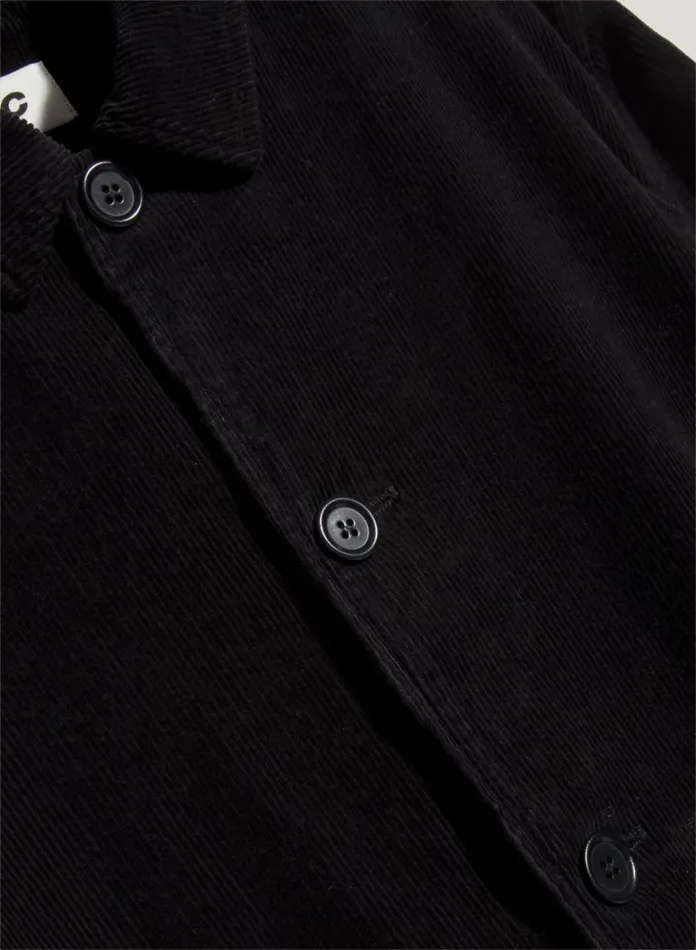 Mens Outerwear YMC Groundhog Corduroy Jacket Black