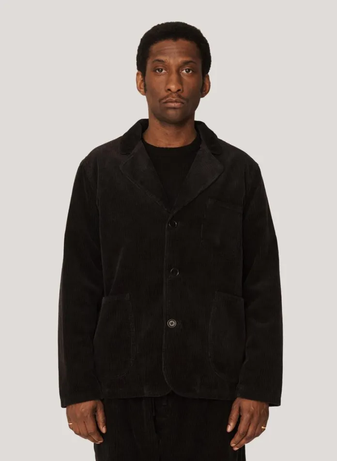 Mens Outerwear YMC Scuttlers Corduroy Jacket Black
