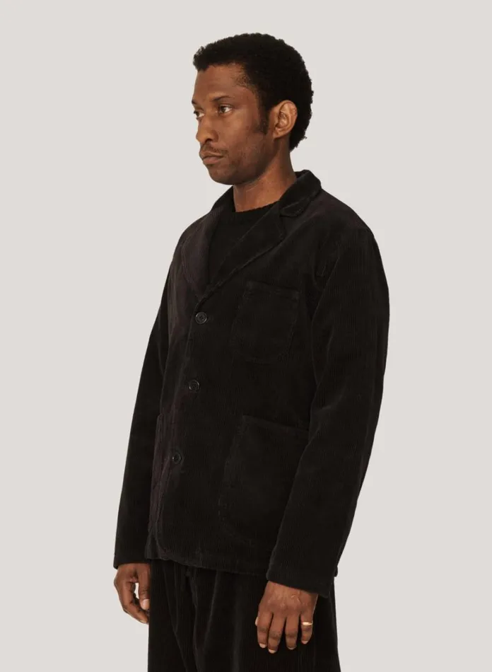 Mens Outerwear YMC Scuttlers Corduroy Jacket Black