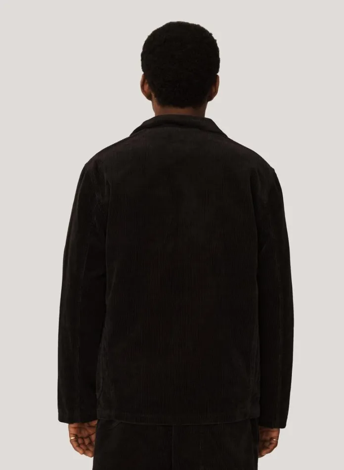 Mens Outerwear YMC Scuttlers Corduroy Jacket Black