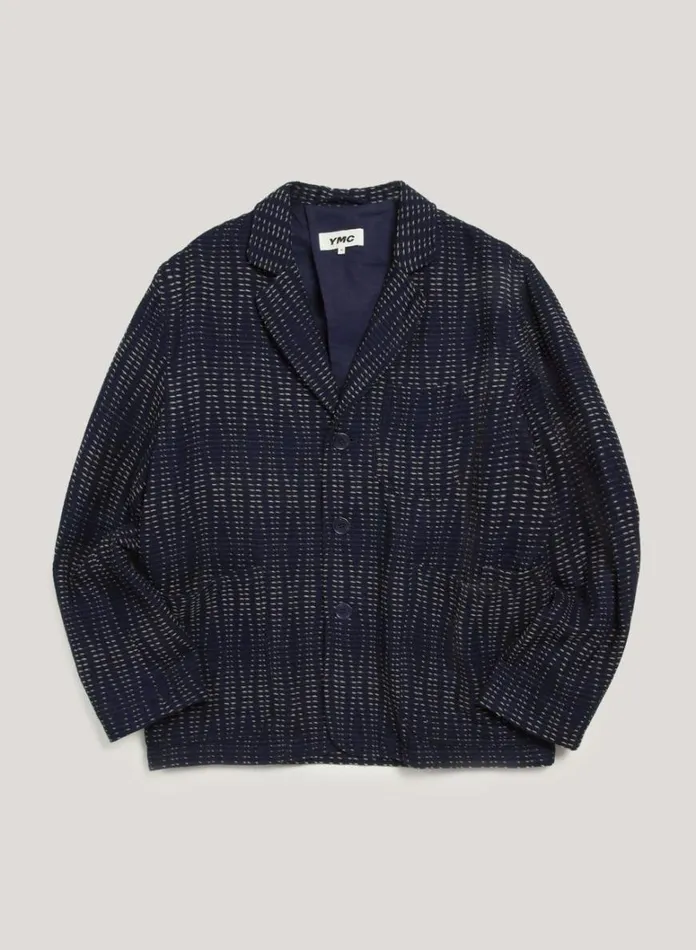 Mens Outerwear YMC Scuttlers Jacket Indigo