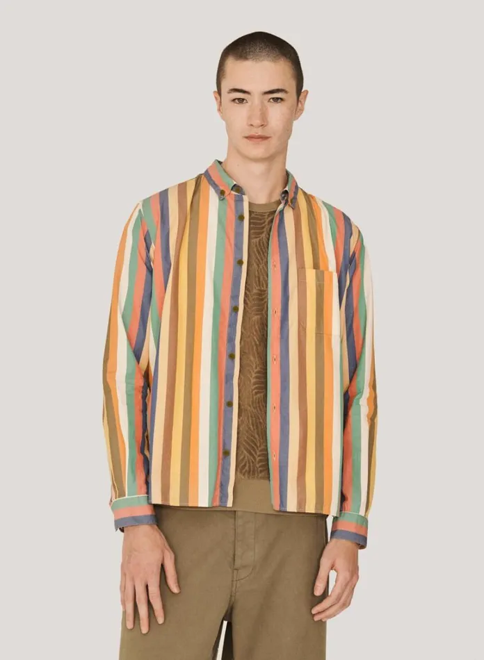 Mens Shirts YMC Dean Shirt Multi