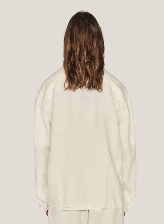 Mens Shirts YMC Hawkeye Shirt White