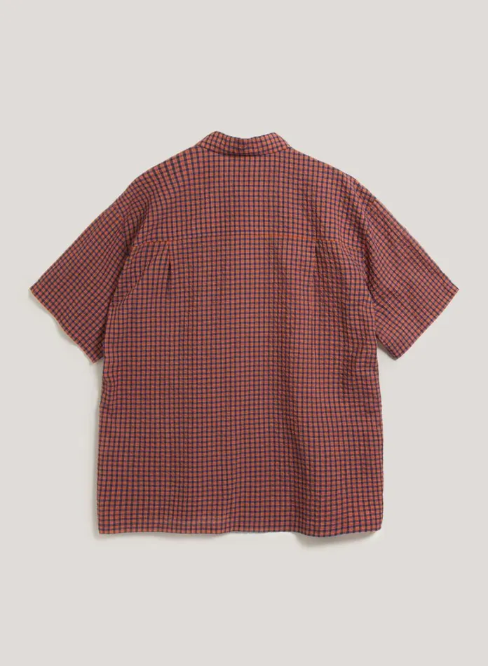 Mens Shirts YMC Idris Shirt Red Multi