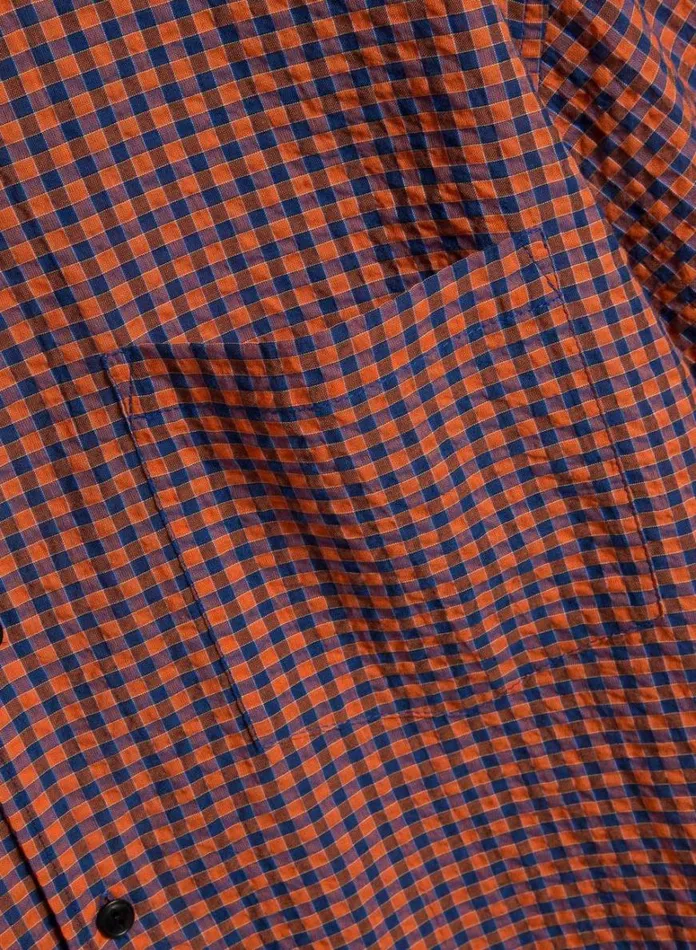 Mens Shirts YMC Idris Shirt Red Multi