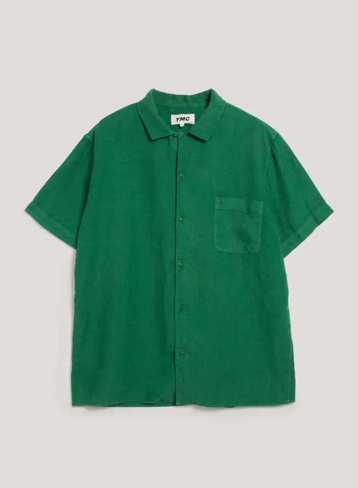 Mens Shirts YMC Malick Shirt Green