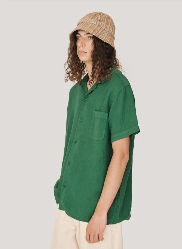 Mens Shirts YMC Malick Shirt Green
