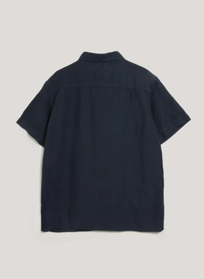 Mens Shirts YMC Malick Shirt Navy