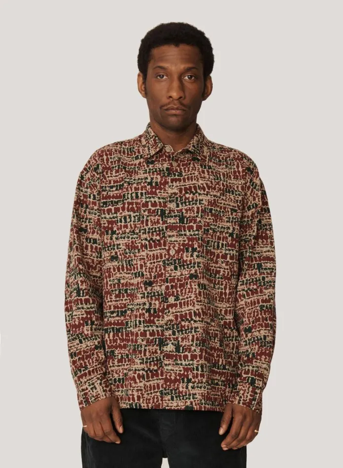 Mens Shirts YMC Mitchum Cotton Seersucker Shirt Multi