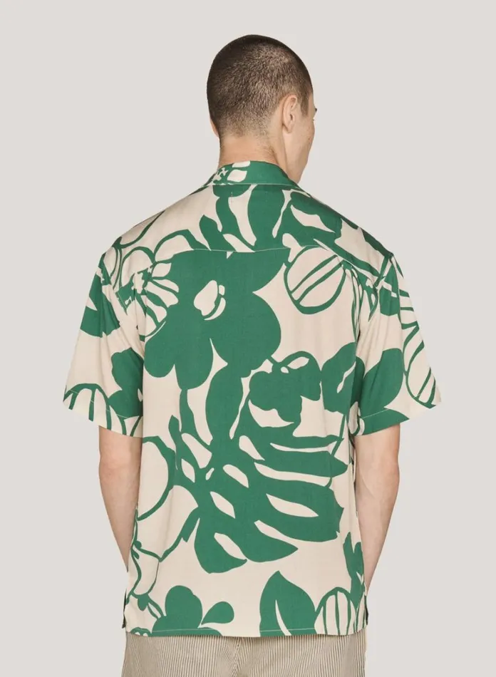 Mens Shirts YMC Mitchum Shirt Green Multi