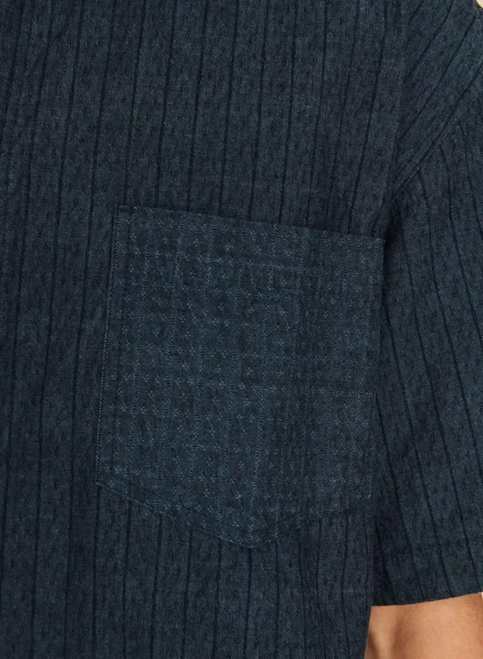 Mens Shirts YMC Mitchum Shirt Indigo