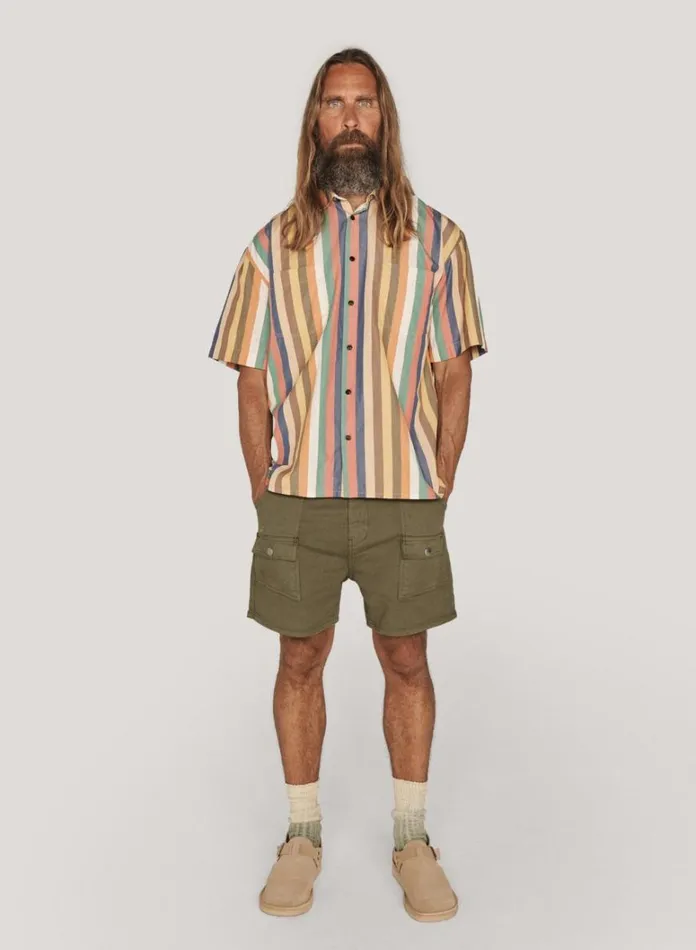 Mens Shorts YMC Bush Short Olive