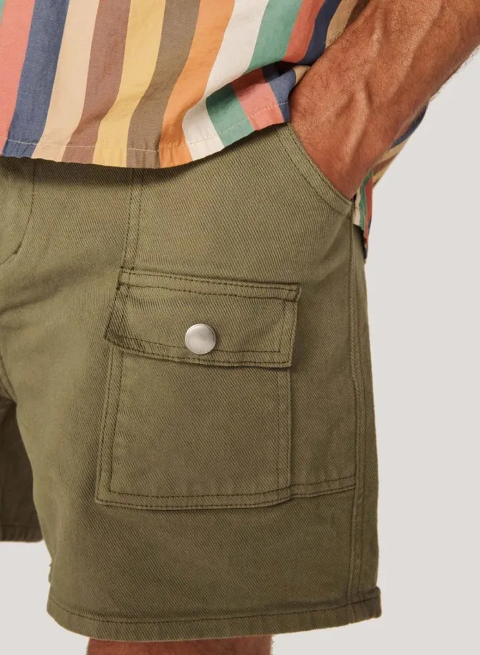 Mens Shorts YMC Bush Short Olive