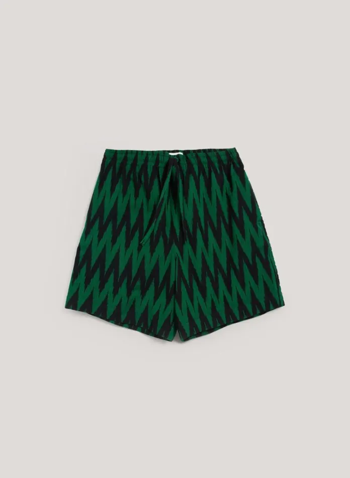 Mens Shorts YMC Jay Short Green Multi