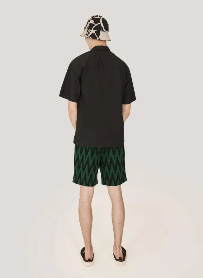 Mens Shorts YMC Jay Short Green Multi