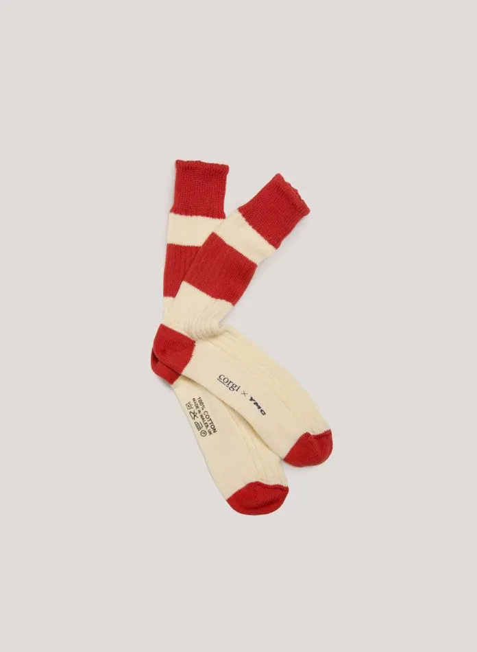 Mens Socks YMC Sport Sock Red