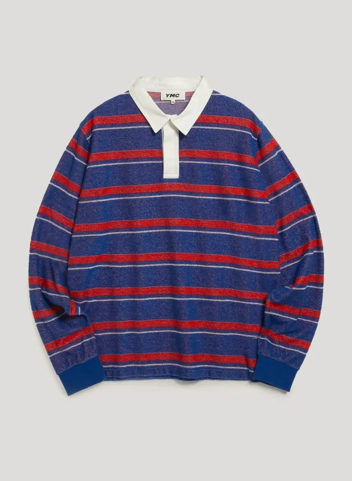 Mens Sweatshirts YMC JJ Rugby Sweatshirt Multi