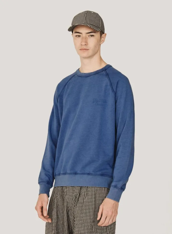 Mens Sweatshirts YMC Schrank Sweatshirt Blue