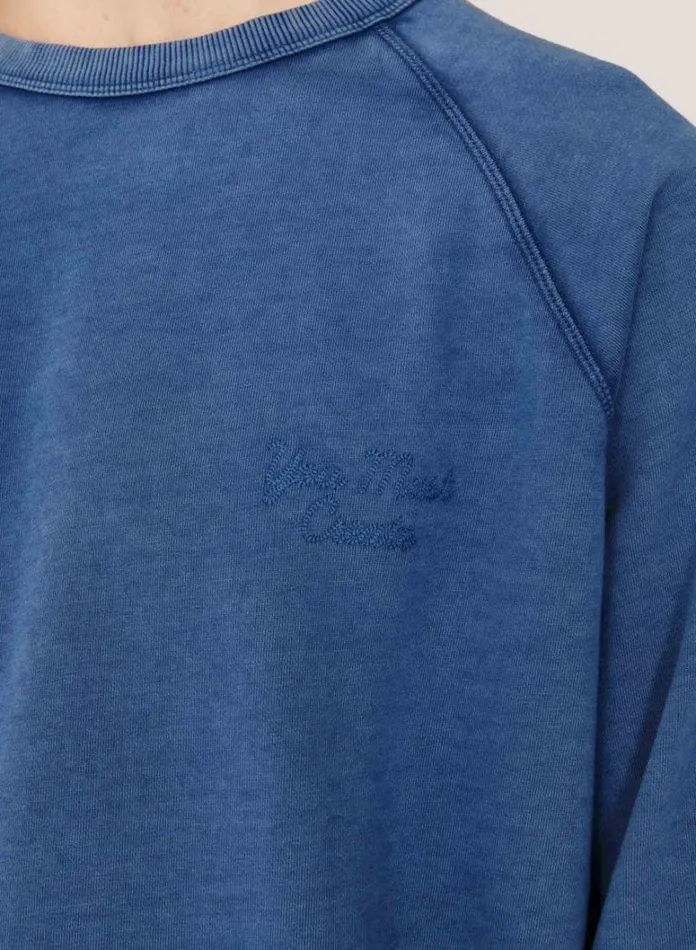 Mens Sweatshirts YMC Schrank Sweatshirt Blue