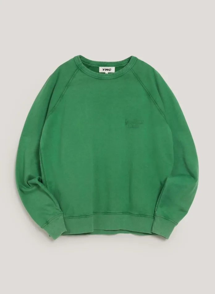 Mens Sweatshirts YMC Schrank Sweatshirt Green