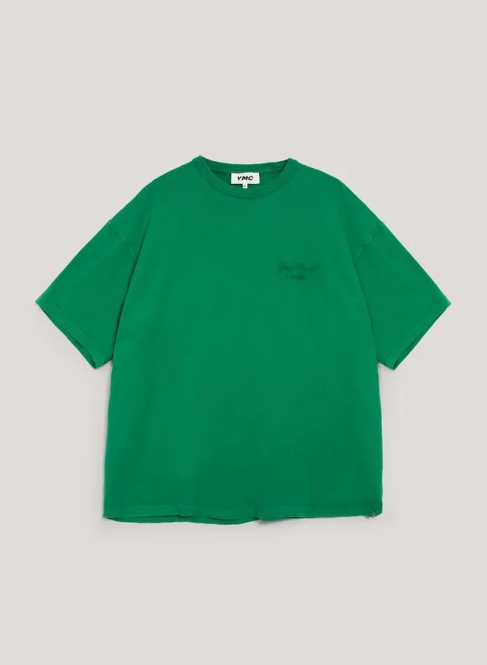 Mens TShirts YMC Triple T Shirt Green