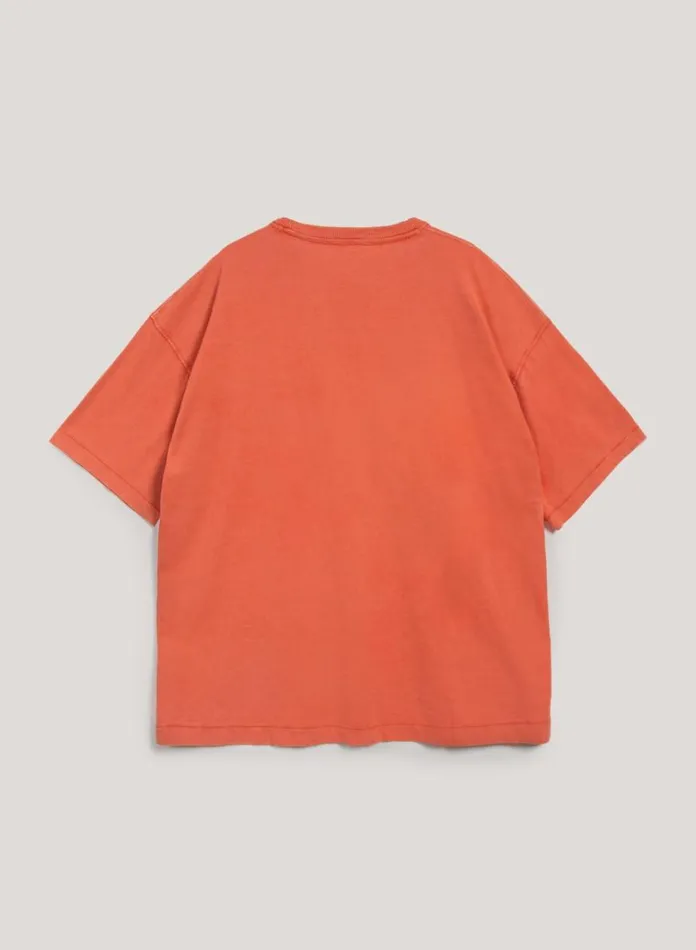Mens TShirts YMC Triple T Shirt Orange