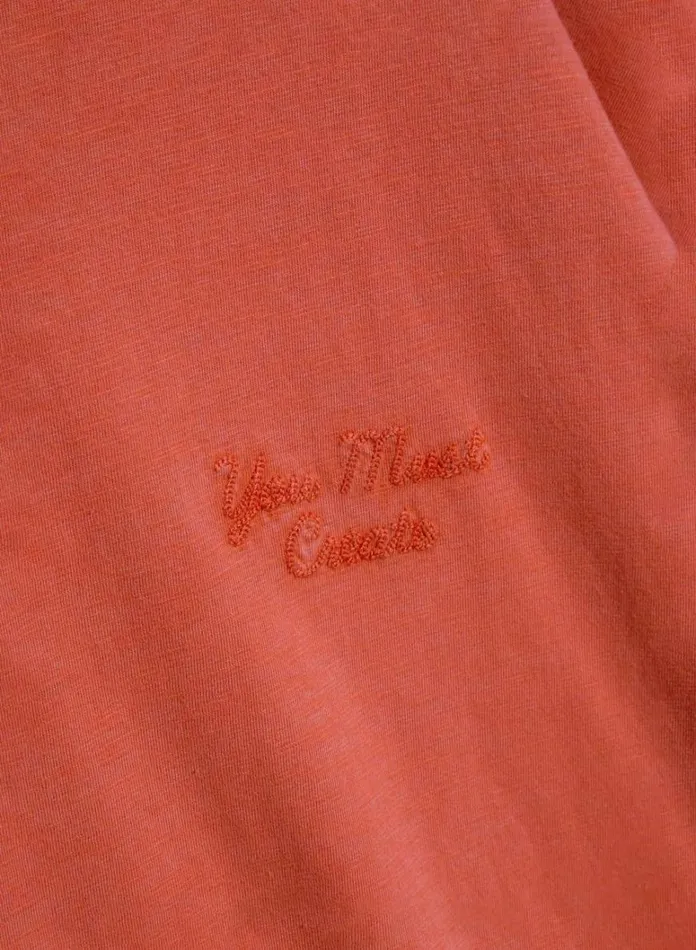 Mens TShirts YMC Triple T Shirt Orange