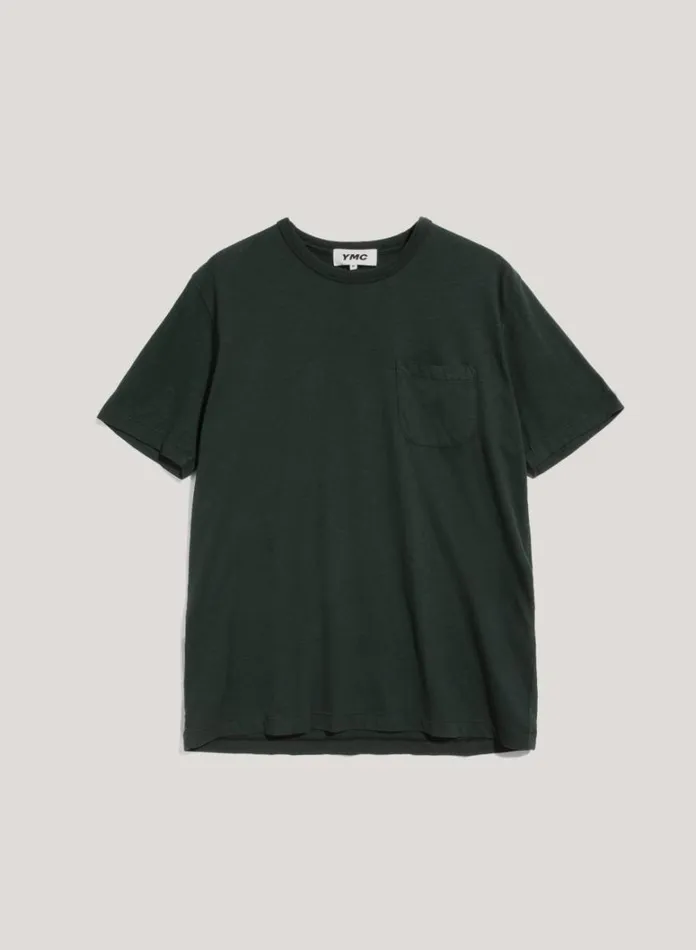 Mens TShirts YMC Wild Ones Organic Cotton TShirt Green