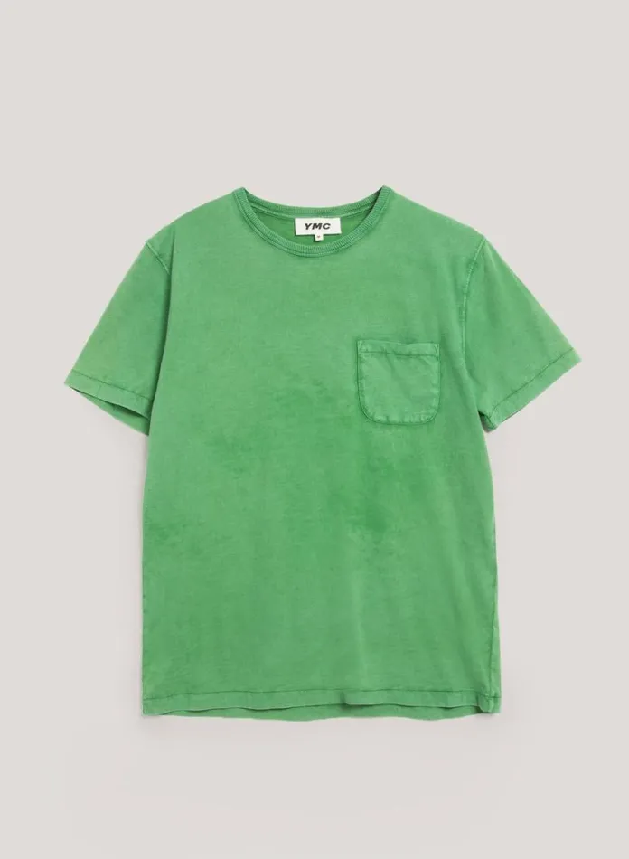 Mens TShirts YMC Wild Ones Pocket T Shirt Green
