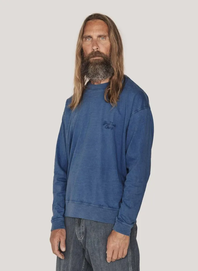 Mens TShirts YMC Zephyr T Shirt Blue