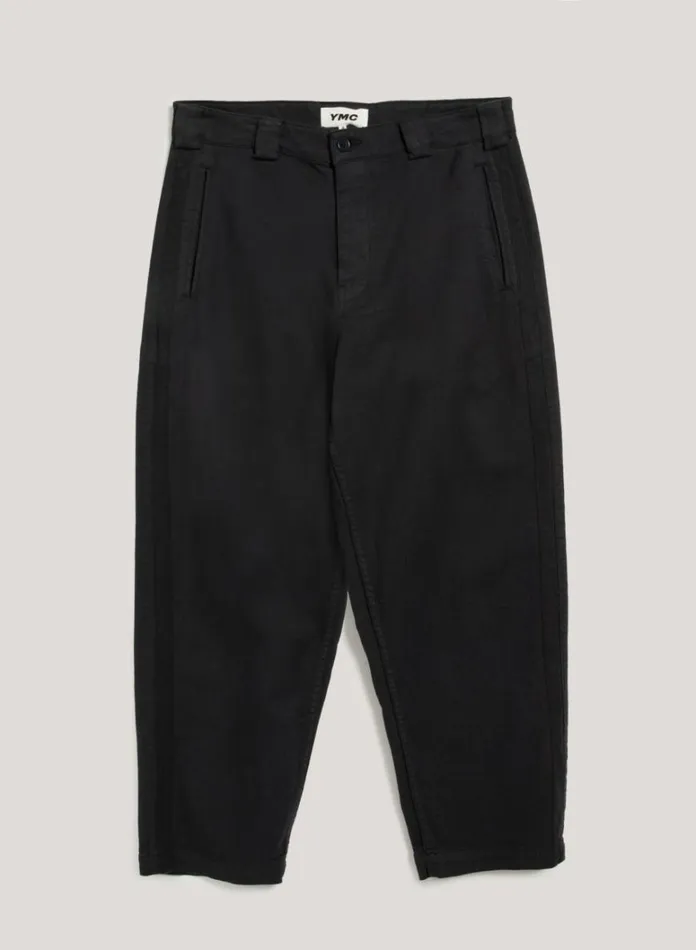 Mens Trousers YMC Babe Ruth Baseball Trouser Black
