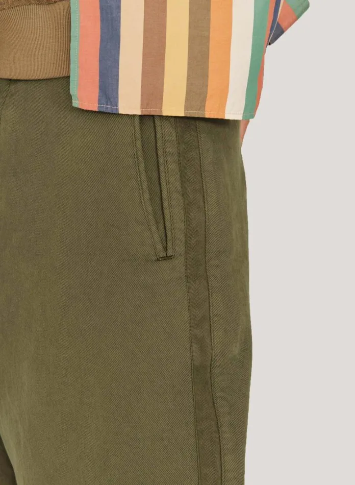 Mens Trousers YMC Babe Ruth Baseball Trouser Olive